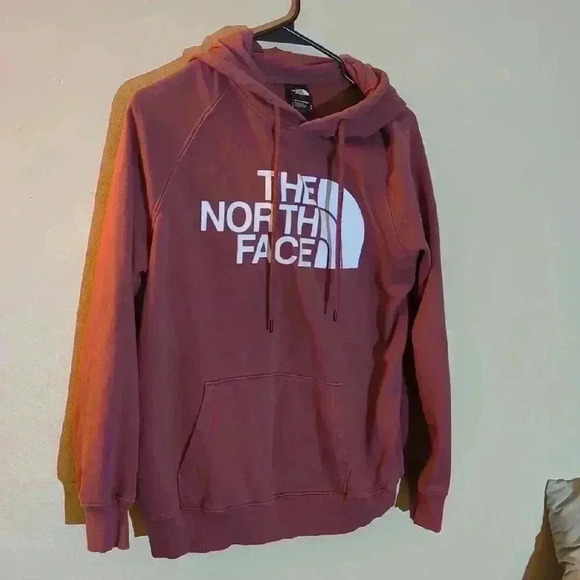 The North Face burgundy hoodie, medium - Picture 2 of 8